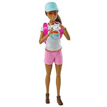 Load image into Gallery viewer, Barbie Hiking Doll, Brunette, with Puppy &amp; 9 Accessories, Including Backpack Pet Carrier, Map, Camera &amp; More - sctoyswholesale
