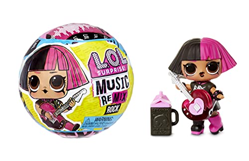LOL Surprise Remix Rock Dolls Lil Sisters with 7 Surprises Including Instrument - Collectible Doll Toy - sctoyswholesale