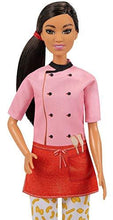 Load image into Gallery viewer, Barbie Pasta Chef Brunette Doll (12-In/30.40-cm) with Colorful Chef Top - sctoyswholesale
