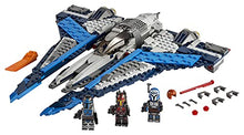 Load image into Gallery viewer, LEGO Star Wars Mandalorian Starfighter 75316 Awesome Toy Building Kit for Kids Featuring 3 Minifigures; New 2021 (544 Pieces) - sctoyswholesale
