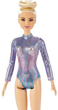 Load image into Gallery viewer, Barbie Rhythmic Gymnast Blonde Doll 12&quot; with Colorful Metallic Leotard, 2 Batons &amp; Ribbon Accessory - sctoyswholesale
