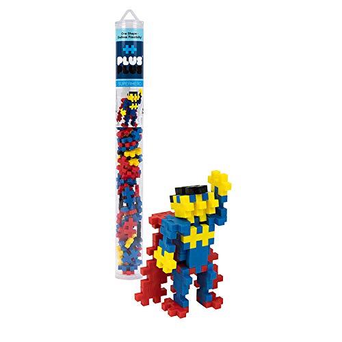 PLUS PLUS - Superhero - 70 Piece Tube, Construction Building Stem/Steam Toy, Kids Mini Puzzle Blocks - sctoyswholesale