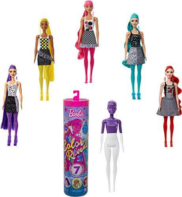 Barbie Color Reveal Doll with 7 Surprises: 4 Mystery Bags - sctoyswholesale
