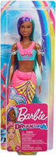 Load image into Gallery viewer, Barbie Dreamtopia Mermaid Doll, 12-inch, Teal and Purple Hair - sctoyswholesale
