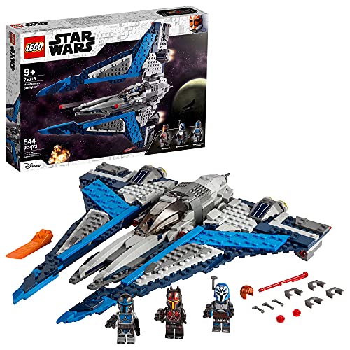 LEGO Star Wars Mandalorian Starfighter 75316 Awesome Toy Building Kit for Kids Featuring 3 Minifigures; New 2021 (544 Pieces) - sctoyswholesale