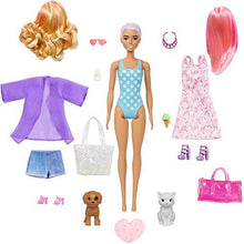 Load image into Gallery viewer, Barbie Color Reveal Doll Set with 25 Surprises Including 2 Pets &amp; Day-to-Night Transformation: 15 Mystery Bags Contain Doll Clothes &amp; Accessories for 2 Looks; Water Reveals Look of Metallic Doll - sctoyswholesale
