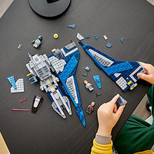 Load image into Gallery viewer, LEGO Star Wars Mandalorian Starfighter 75316 Awesome Toy Building Kit for Kids Featuring 3 Minifigures; New 2021 (544 Pieces) - sctoyswholesale
