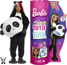 Load image into Gallery viewer, Barbie Cutie Reveal Doll with Panda Plush Costume &amp; 10 Surprises Including Mini Pet &amp; Color Change - sctoyswholesale
