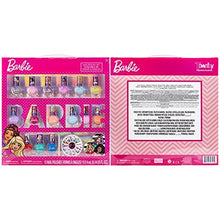 Load image into Gallery viewer, Barbie - Townley Girl Non-Toxic Peel-Off Quick Dry Nail Polish Activity Makeup Set for Girls, Ages 3+ includes 15 PK Nail Polish with Nail Gems Wheel and Nail File for Parties, Sleepovers and Makeovers - sctoyswholesale
