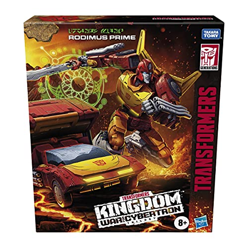 Transformers Toys Generations War for Cybertron: Kingdom Commander WFC-K29 Rodimus Prime with Trailer Action Figure - sctoyswholesale