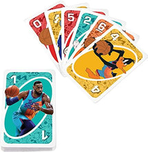 Load image into Gallery viewer, UNO Space Jam: A New Legacy Themed Card Game Featuring 112 Cards with Movie Graphics - sctoyswholesale
