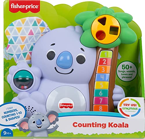 Fisher-Price Linkimals Counting Koala, musical learning toy - sctoyswholesale