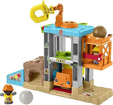 Load image into Gallery viewer, Fisher-Price Little People Load Up ‘n Learn Construction Site, musical playset with dump truck - sctoyswholesale
