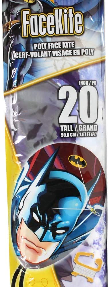 X Kites 20 Inch Poly DC Comics Batman Face Shaped Kite - sctoyswholesale