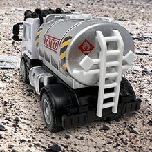 Load image into Gallery viewer, R/C Mini Petroleum Truck, 1:40 Scale, Silver, 2.4GHz Remote Control, Full Function - sctoyswholesale
