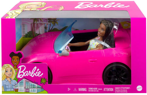 Barbie Doll & Convertible - Brunette - sctoyswholesale