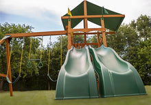 Load image into Gallery viewer, OUTING WITH DUAL SLIDES SWING SET - sctoyswholesale
