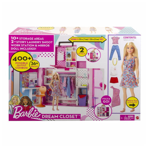 Barbie Dream Closet Doll And Playset - sctoyswholesale